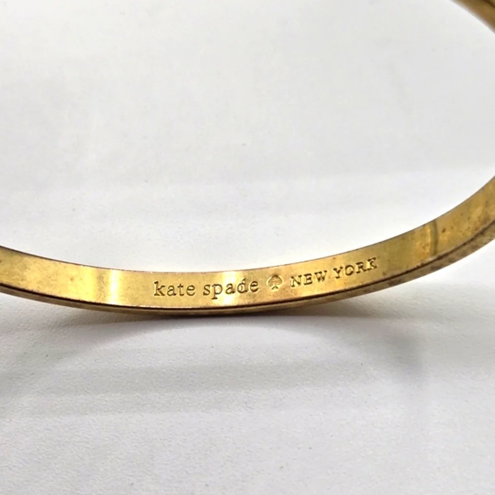 KATE SPADE Gold Tone Bangle Bracelet